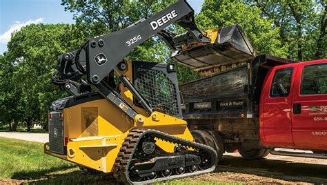 Compact track loader working on North Florida job site