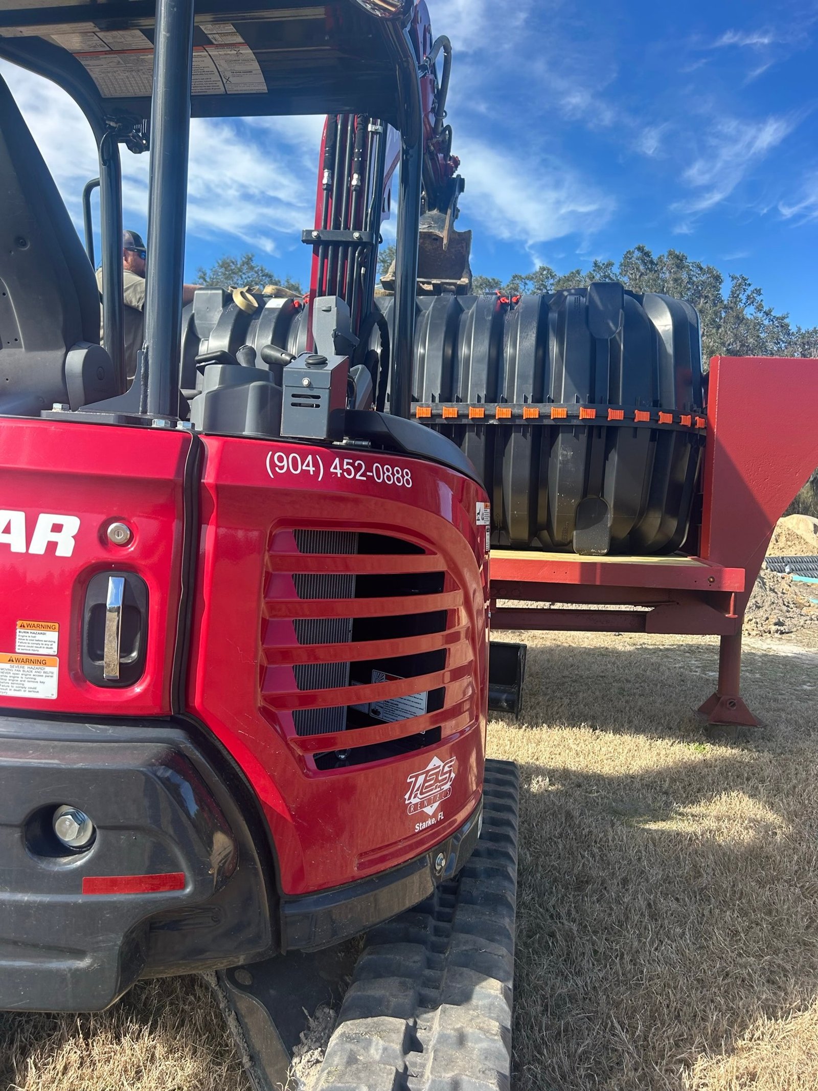 Construction equipment rental North Florida T.E.S. Rentals